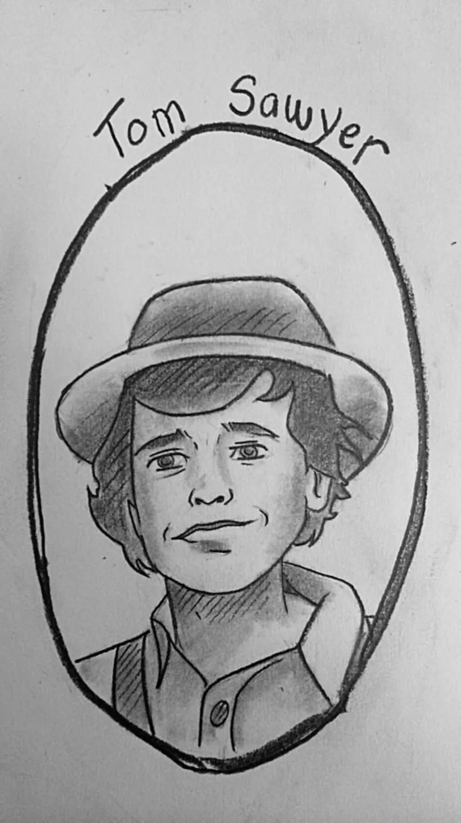 Нарисовать рисунок том сойер. Портрет Тома Сойера рисунок. Портрет Тома Сойера карандашом. Нарисовать портрет Тома Сойера. Том Сойер портрет легко.