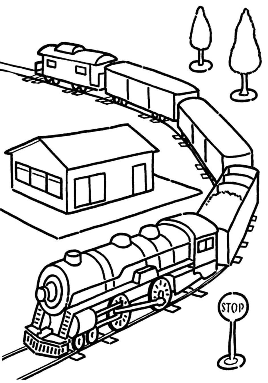 страница 6 | Страницы раскрашивания поездов Изображения – скачать бесплатно на Freepik