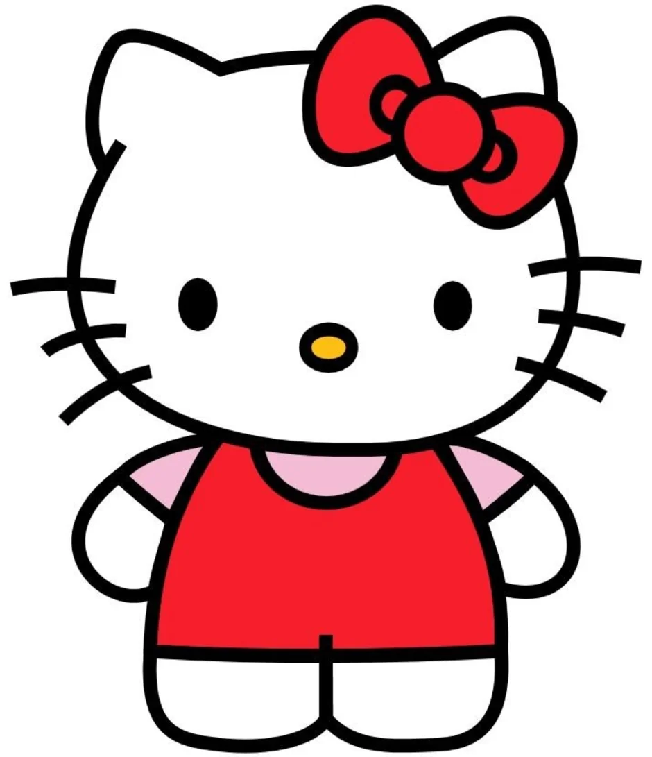 Hello kitty рисунок для срисовки