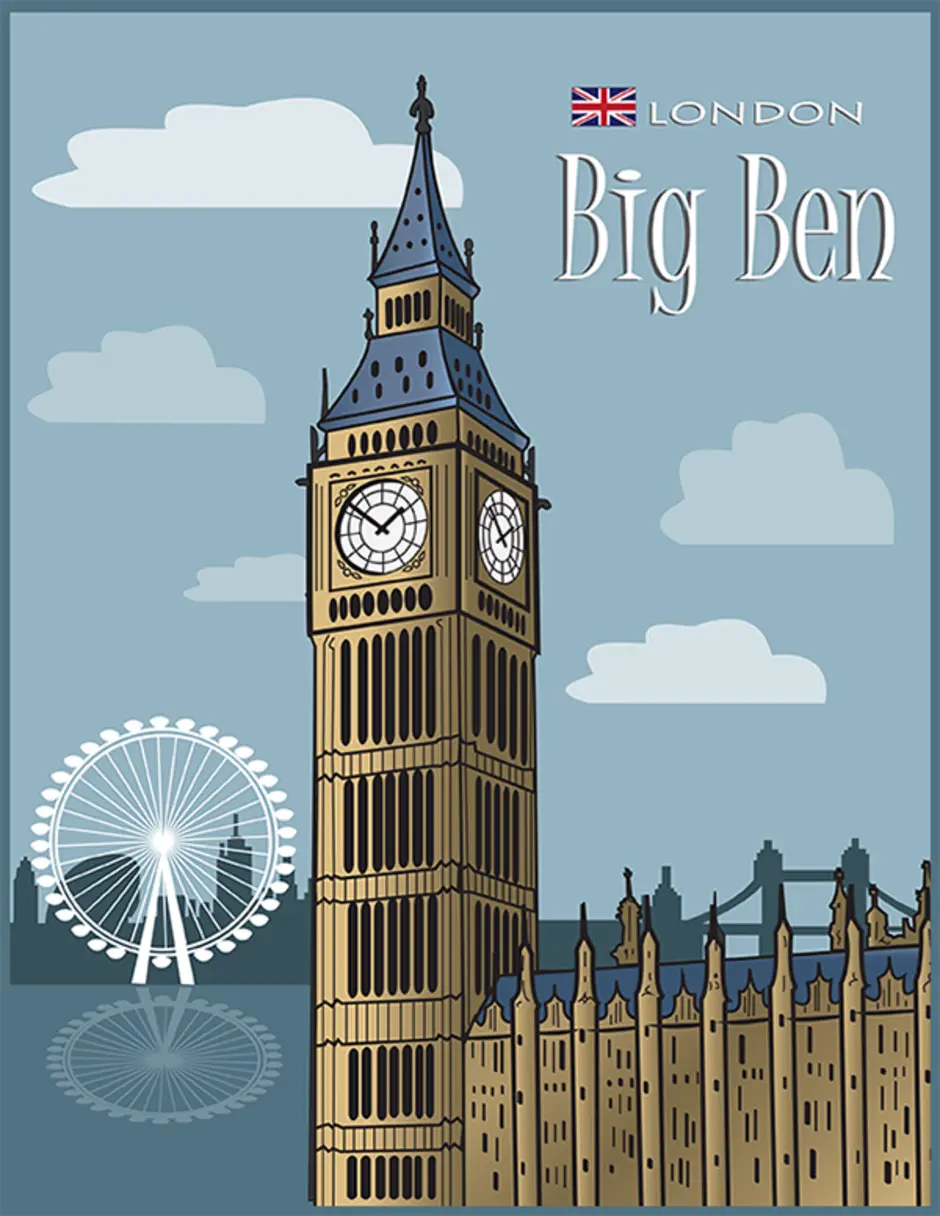 Игра биг бен. Достопримечательности Лондона Биг Бен мультяшный. Национальный символ Англии Биг-Бен. Биг-Бен башня рисунок. Англия Биг Бен рисунок.
