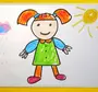 Детские рисунки фломастерами