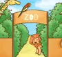 Вход в зоопарк рисунок