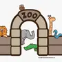 Вход В Зоопарк Рисунок