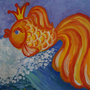 Золотая Рыбка Рисунок Для Детей