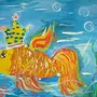 Золотая Рыбка Рисунок Для Детей