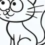 Кошка рисунок для детей