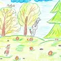 Лес Рисунок Для Детей