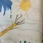 Детский рисунок ранняя весна