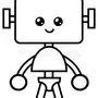Робот рисунок для детей