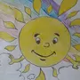 Солнце детский рисунок