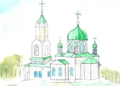 Рисунки церквей и храмов