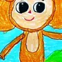 Чебурашка рисунок для детей