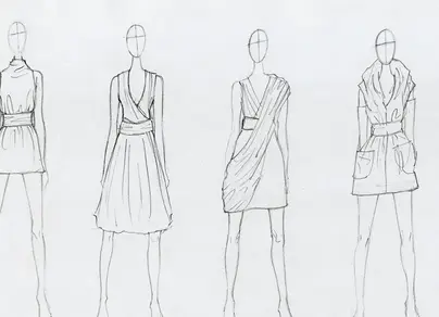 Дизайн одежды рисунки