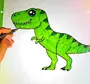 Динозавр для срисовки