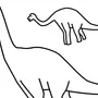 Динозавр для срисовки
