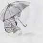 Как Нарисовать Дождь