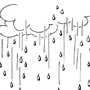 Как нарисовать дождь