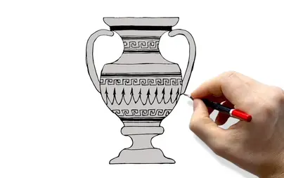 Древнегреческая ваза рисунок 5 класс