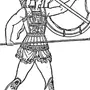 Греческий воин рисунок