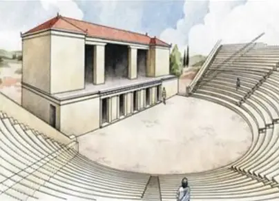 Древнегреческий театр рисунок