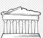 Древнегреческий Храм Рисунок