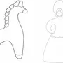 Дымковский конь рисунок