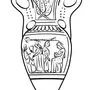 Египетская ваза рисунок