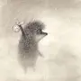 Ежик в тумане рисунок