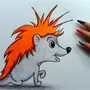 Как Нарисовать Ежика Для Детей 6 Лет