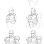 Легкий Рисунок Железного Человека
