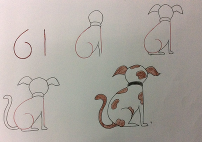 Как из цифр нарисовать животных