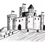 Замок Рисунок