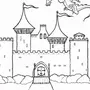 Нарисовать замок для детей