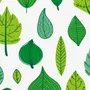 Зеленые Листья Рисунок