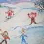 Рисунок зимние забавы