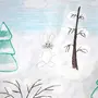Рисунок зима 1 класс