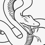 Змея для срисовки