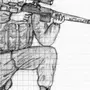 Легкие рисунки на военную тематику