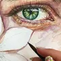 Глаза рисунок в разных стилях