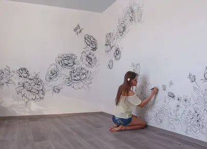 Идеи для рисунков на стену