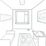 Рисунок интерьер комнаты 7 класс