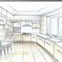 Кухня Рисунок Легкий