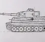 Как выглядит нарисованный танк