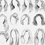 Как нарисовать волосы девушки