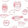 Как нарисовать рот