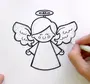 Как Легко Нарисовать Ангела