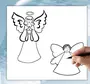 Как легко нарисовать ангела