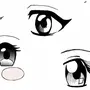 Глаза аниме рисунок