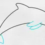 Как Легко Нарисовать Дельфина
