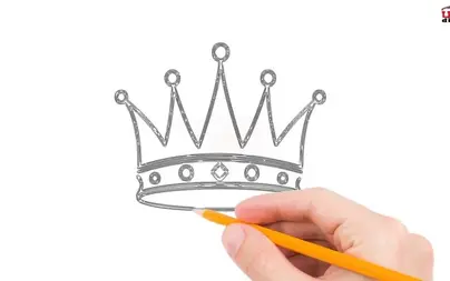 Как нарисовать корону
